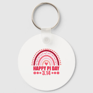 Happy Pi Day Rainbow 3,14 Pi Number Math Teacher S Key Ring