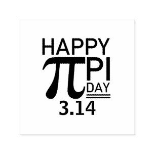 Happy Pi Day Self-inking Stamp