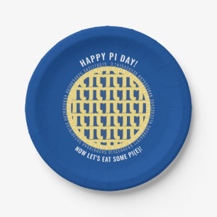 Happy Pi Day w/ 100+ Digits   Lattice Blueberry Pi Paper Plate