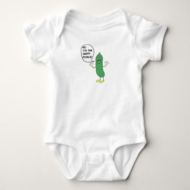 Happy Pickle Baby Bodysuit (Front)
