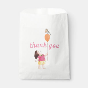 Happy Picnic Birthday Kids Girl Garden Thank You Favour Bags