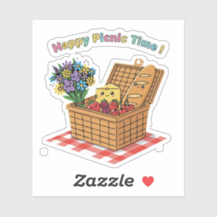 Happy Picnic Time! Cute Kawaii Food & Flowers