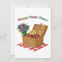 Happy Picnic Time! Cute Kawaii Food & Flowers