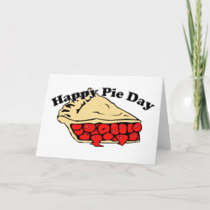 Happy Pie Day - Cherry Pie Card