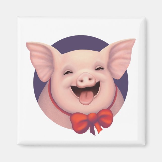 Happy Pig Day! Magnet (Front)