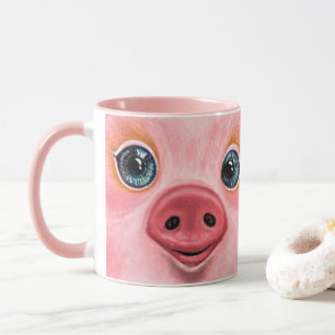 Happy Pig Mug