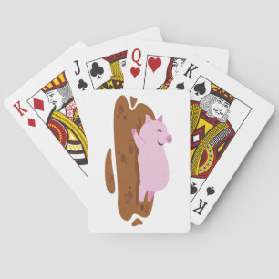 Happy Pig Playing Cards