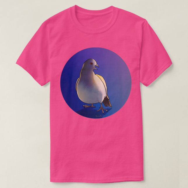 Happy pigeon 4 T-Shirt (Design Front)