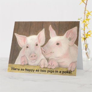 Happy Piglets Card