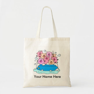 Happy Pigs Customisable Tote Bag