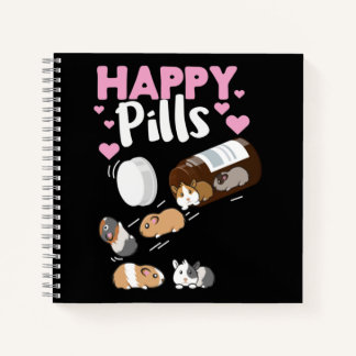 Happy Pill Guinea Pig Notebook