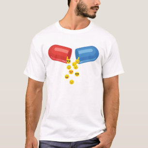 Happy Pill: Positive Emoticons T-Shirt