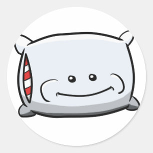 Happy Pillow stickers