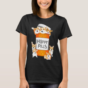 Happy Pills Corgi T-Shirt