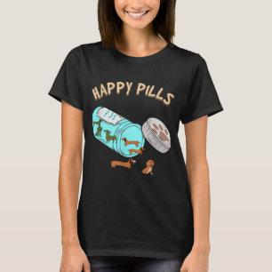 Happy Pills Dachshund, Dog Lover Gift T-Shirt