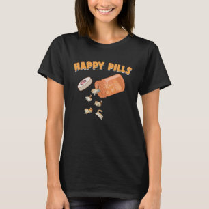 Happy Pills Exotic Shorthair Cat Feline Humour T-Shirt