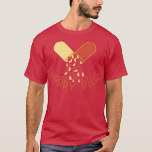 Happy Pills, Funny Corgi, Love Dog Lover For Men W T-Shirt