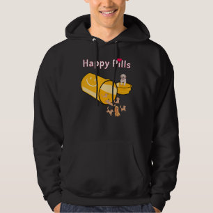 Happy Pills Golden Retrievers Hoodie
