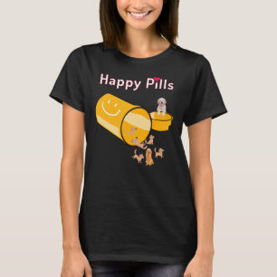 Happy Pills Golden Retrievers T-Shirt