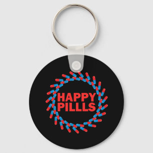 Happy Pills Key Ring