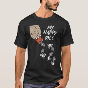 Happy Pills Mothers Day Funny Duck Farm Animal Far T-Shirt