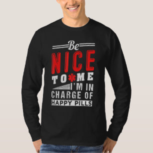 Happy Pills Paramedic Medical Worker T-Shirt