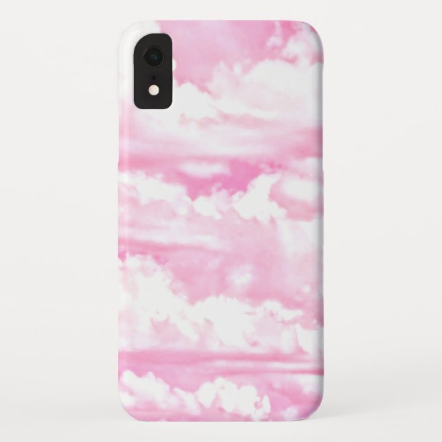 Happy Pink Clouds Case-Mate iPhone Case (Back)