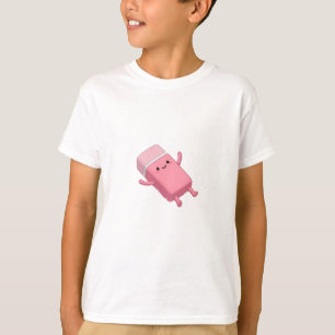 Happy Pink Eraser Friend Kids T-Shirt