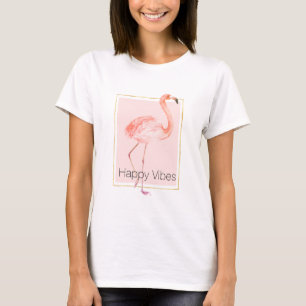 Happy Pink Flamingo T-Shirt