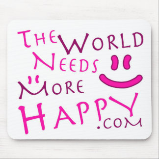 Happy-Pink Mouse Mat