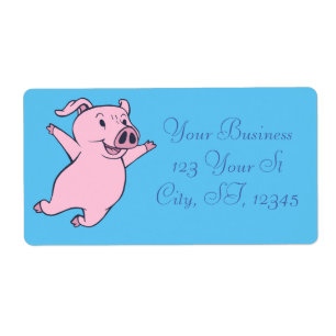 Happy Pink Pig Jumping Thunder_Cove