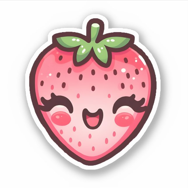 Happy Pink Strawberry (Front)