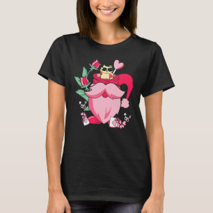 Happy Pink Valentine's Day Cat in the Coffee Cup G T-Shirt