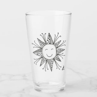 Happy Pint Glass