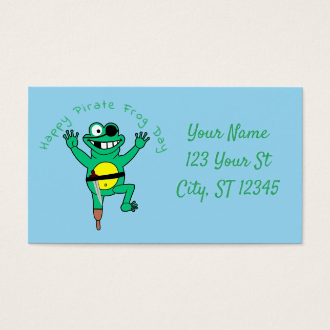 Happy Pirate Frog Day Thunder_Cove (Front)