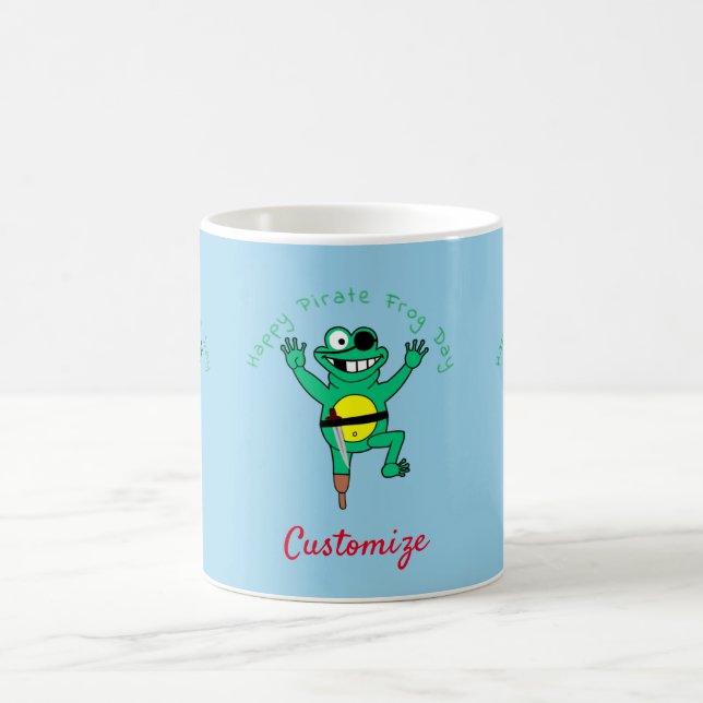 Happy Pirate Frog Day Thunder_Cove Coffee Mug (Center)