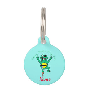 Happy Pirate Frog Day Thunder_Cove Pet Tag