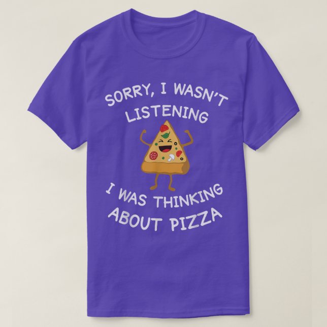 Happy Pizza Food Lover Funny Cute Foodie  T-Shirt