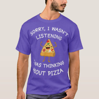 Happy Pizza Food Lover Funny Cute Foodie  T-Shirt