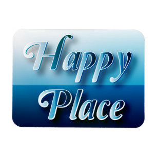 Happy Place Cruise Cabin Home Stateroom Decor Magnet