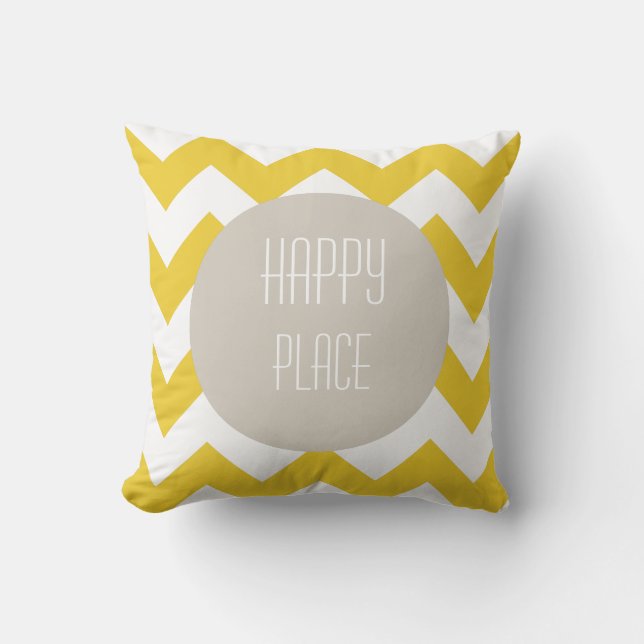 Happy Place Cushion (Front)