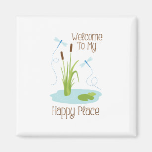 Happy Place Magnet
