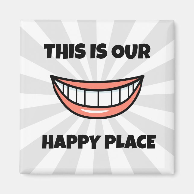 Happy place magnet (Front)