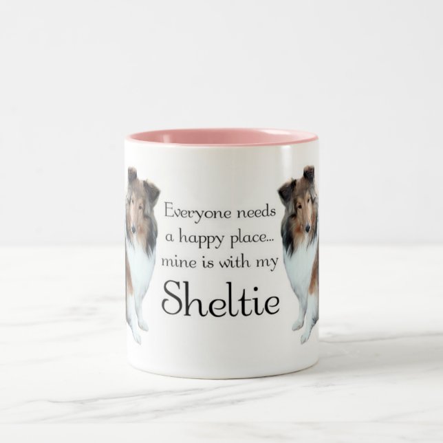 Happy Place Sheltie Mug (Center)