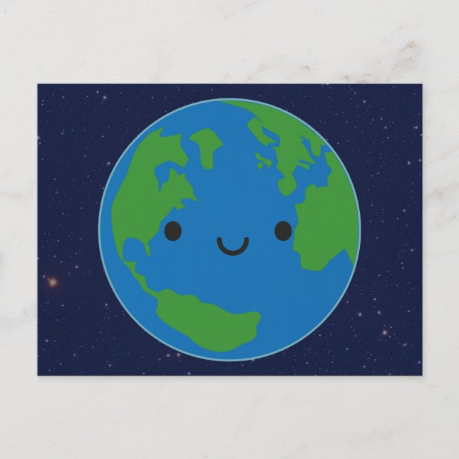 Happy Planet Earth Postcard (Front)