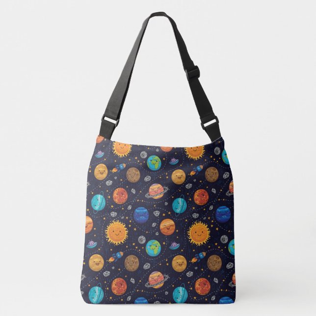 Happy Planets Cross-Body Bag (Front)