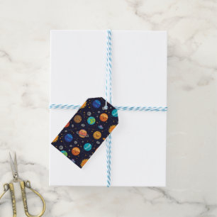 Happy Planets Gift Tags