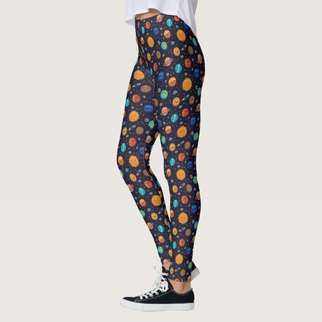 Happy Planets Leggings (Left)