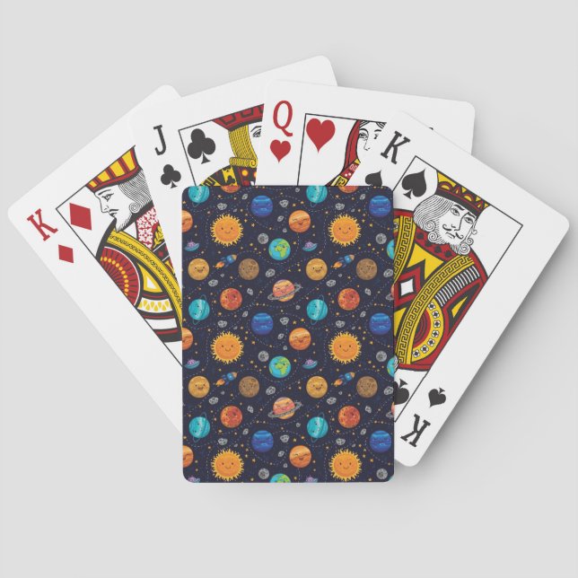 Happy Planets Playing Cards (Back)