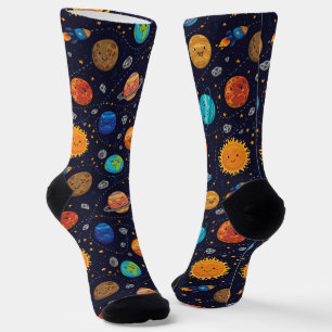 Happy Planets Socks #2